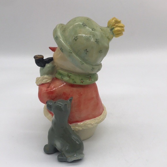 Vintage Regency Fine Arts Collectible Snowman Sculptures & Figurines 4.50” Tall - Picture 5 of 7